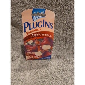 Vintage Glade Plugins Scented Gel Refills APPLE CINNAMON New Old Stock 3 Refills